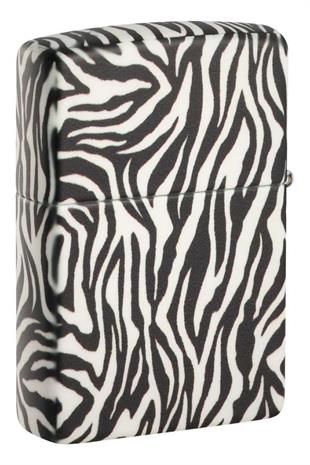 Zippo Çakmak 48223-097704 49352 Zebra Skin Design