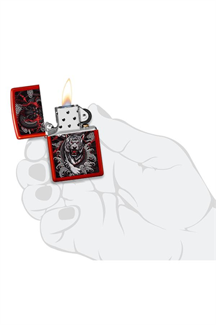 Zippo Çakmak 48933-111985 49475 Dragon Tiger Design
