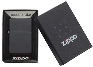 Zippo Çakmak Regular Black Matte 218-003764