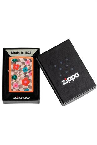 Zippo Çakmak Wavy Flower Design 48718-109162