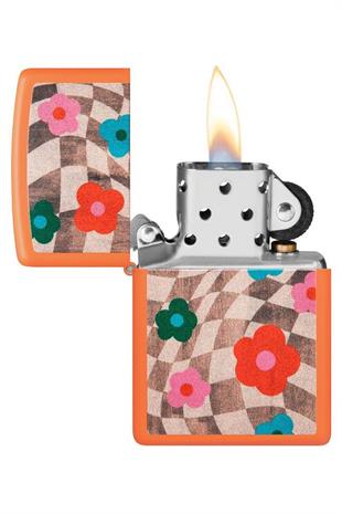 Zippo Çakmak Wavy Flower Design 48718-109162