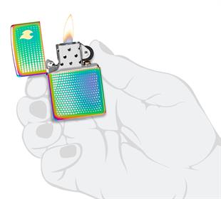 Zippo Çakmak 151 Dots And Flame Design 46569-120467