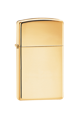 Zippo Çakmak 1654B-000157 High Polish Brass Slim Brass WO/S B