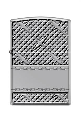 Zippo Çakmak 167-072998 Diamond Plate Chain Design
