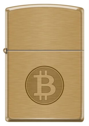 Zippo Çakmak 204B Bit Coin Design 204B-088019