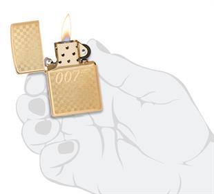 Zippo Çakmak 204B Bond Bt 007 Gun Logo 46298-117378