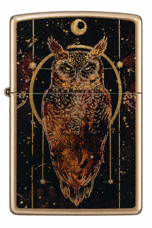 Zippo Çakmak 204B Owl Design 46869-125727