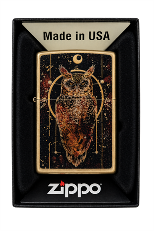 Zippo Çakmak 204B Owl Design 46869-125727