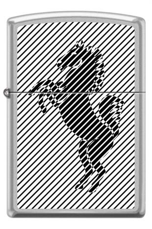 Zippo Çakmak 205-106287 Black Horse With Background