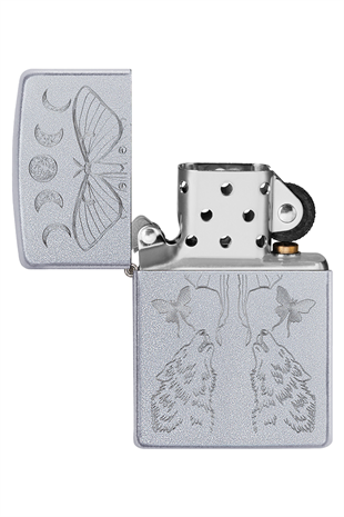 Zippo Çakmak 205 21 Pfspr Butterfly & Wolf Design 49591