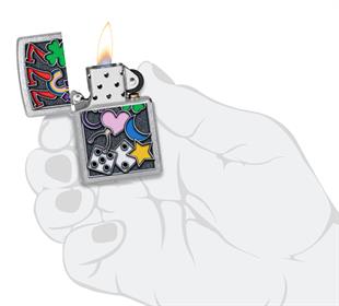 Zippo Çakmak 207 All Luck Design 48682-106799