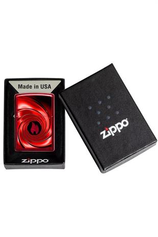 Zippo Çakmak 21063-105726 Red Swirl Design