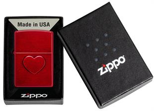 Zippo Çakmak 21063 Stamped Heart Design 46588-119889