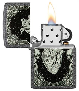 Zippo Çakmak 211 Hearts Design 48720-109152