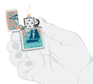 Zippo Çakmak 214 Buck Wear Bw-Ro-1645926 Nautical 46150-114596