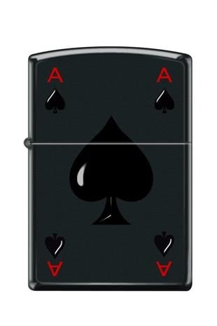 Zippo Çakmak 218-096641 Black Ace