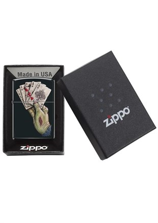 Zippo Çakmak 218 Dead Mans Hand Design 218-080348