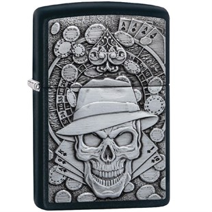 Zippo Çakmak 218 Gambling Skull 49183-078935