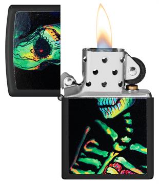 Zippo Çakmak 218 Glowing Skull Design 48761-109141