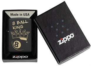 Zippo Çakmak 218 King 8 Ball Design 46291-119961