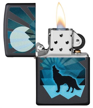 Zippo Çakmak 218 Wolf And Moon Design 29864-069954
