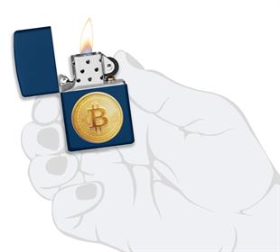 Zippo Çakmak 239 Bitcoin Texture Design 48068-127438