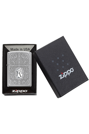 Zippo Çakmak 250-096160 Dazzling Dice In White