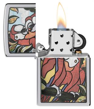 Zippo Çakmak 250 Parrot Design 46142-114554