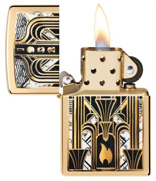 Zippo Çakmak 254B 1932 Flame Design 46585-120481