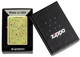 Zippo Çakmak 254B Clover Design 48806-111364