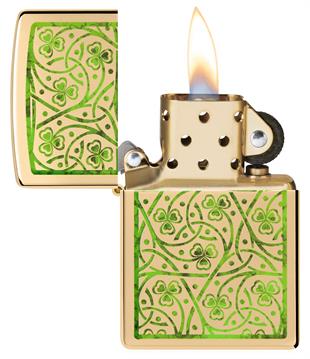 Zippo Çakmak 254B Clover Design 48806-111364