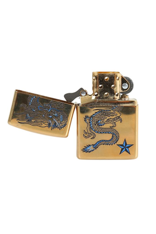 Zippo Çakmak 254B Dragon Blue Star