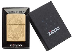 Zippo Çakmak 254B Tiger Dragon Design 49024-073188