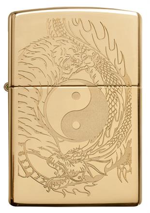 Zippo Çakmak 254B Tiger Dragon Design 49024-073188