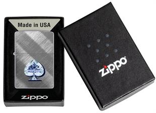 Zippo Çakmak 28182 Ace Of Spades Diamond Design 46472-121926