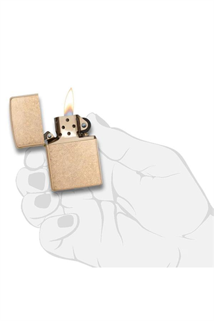 Zippo Çakmak 28496-000004 Regular Street Brass