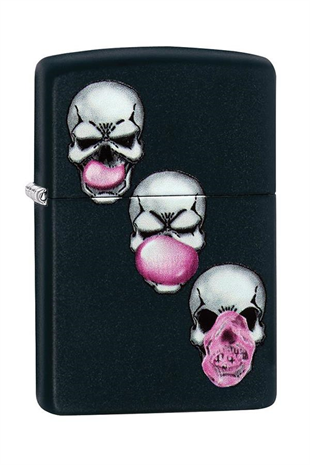 Zippo Çakmak 29398-000004 Skull Bubble Gum