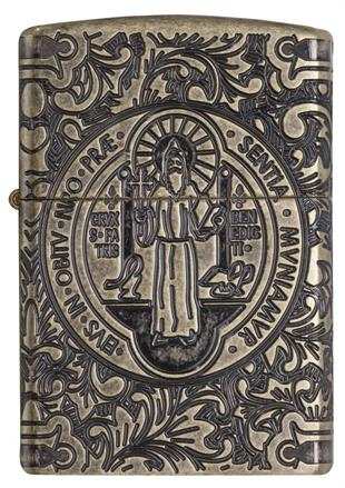 Zippo Çakmak 29719-066426 29561 St Benedict Design