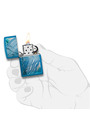Zippo Çakmak 29827-078930 Tree Rings Design