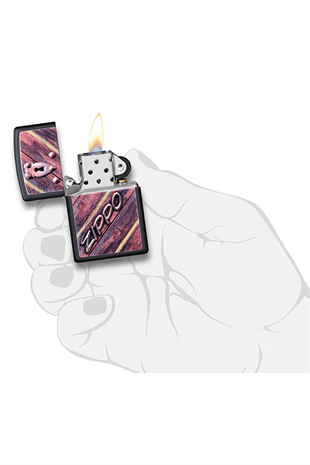 Zippo Çakmak 29986-075370 Zippo Lock Design