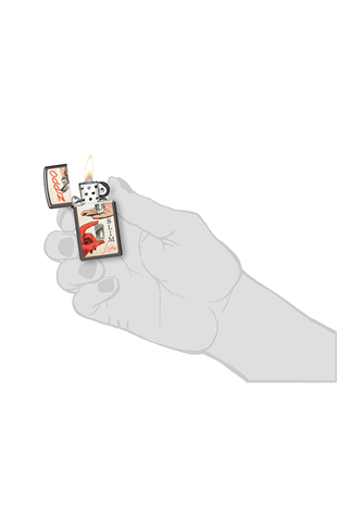 Zippo Çakmak 48396-099386 Black Ice Zippo Design