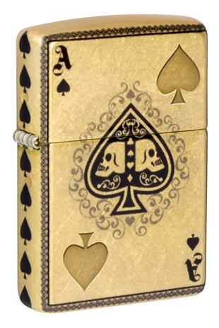 Zippo Çakmak 48458 Ace Of Spades Design 46388-119795