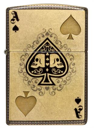 Zippo Çakmak 48458 Ace Of Spades Design 46388-119795