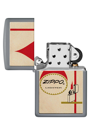 Zippo Çakmak 48496-100083 Flat Grey 49452 2022Pff Zippo Design