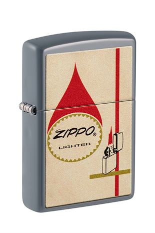 Zippo Çakmak 48496-100083 Flat Grey 49452 2022Pff Zippo Design