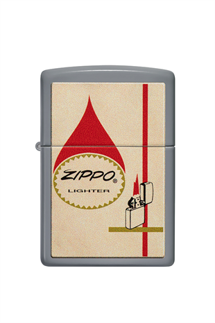 Zippo Çakmak 48496-100083 Flat Grey 49452 2022Pff Zippo Design