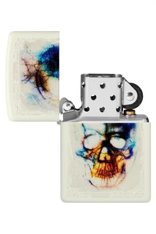 Zippo Çakmak 48563-103356 49193 Skull Print Design