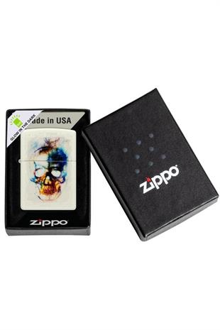 Zippo Çakmak 48563-103356 49193 Skull Print Design