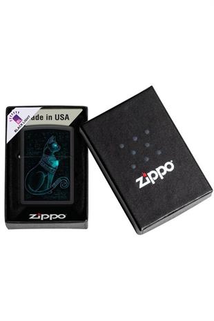 Zippo Çakmak 48582-103659 Spiritual Cat Design