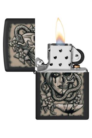 Zippo Çakmak 48616-103657 218 Gory Tattoo Design